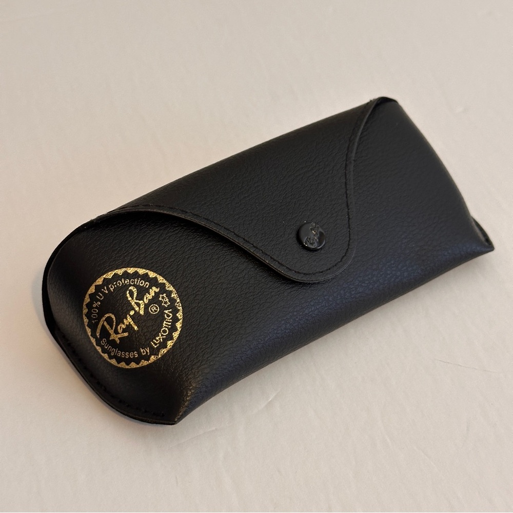 Ray-Ban Black Leather Sunglasses Case